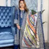 Elaf Premium SWISS LAWN 3-piece(Blue)