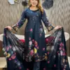 Ganga Premium LAWN 3-piece(Black)