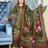 Suprita Premium SWISS LAWN 3-piece(Mehendi Color)