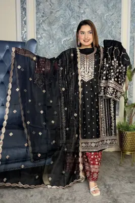Sararahh Stitched 3-piece(Black)